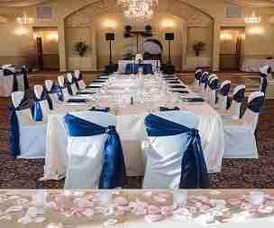 Majestic Banquet Chair Cover | Aubergine