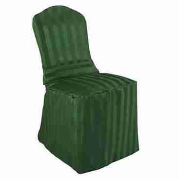 Poly Stripe Banquet Chair Cover | Cafe