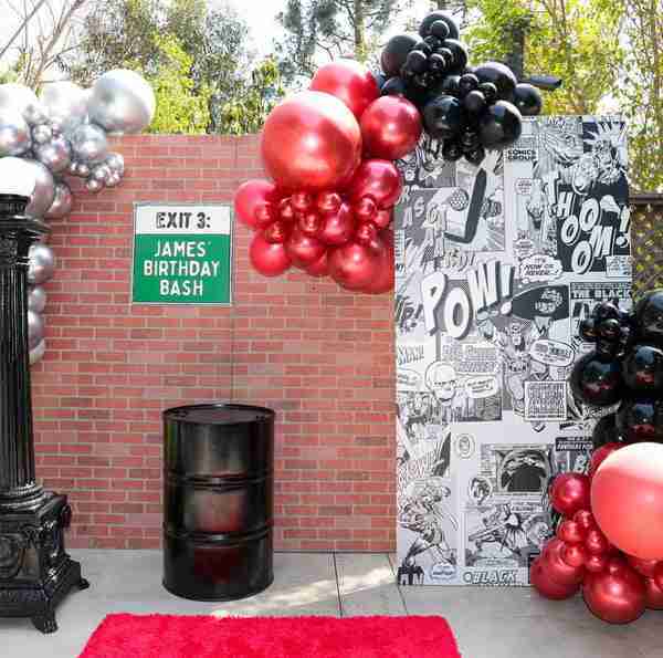 Superhero Comic Backdrop Panel | Rental