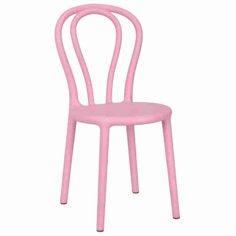 Kids Party Pink Resin Bentwood Festive Chair | Rental