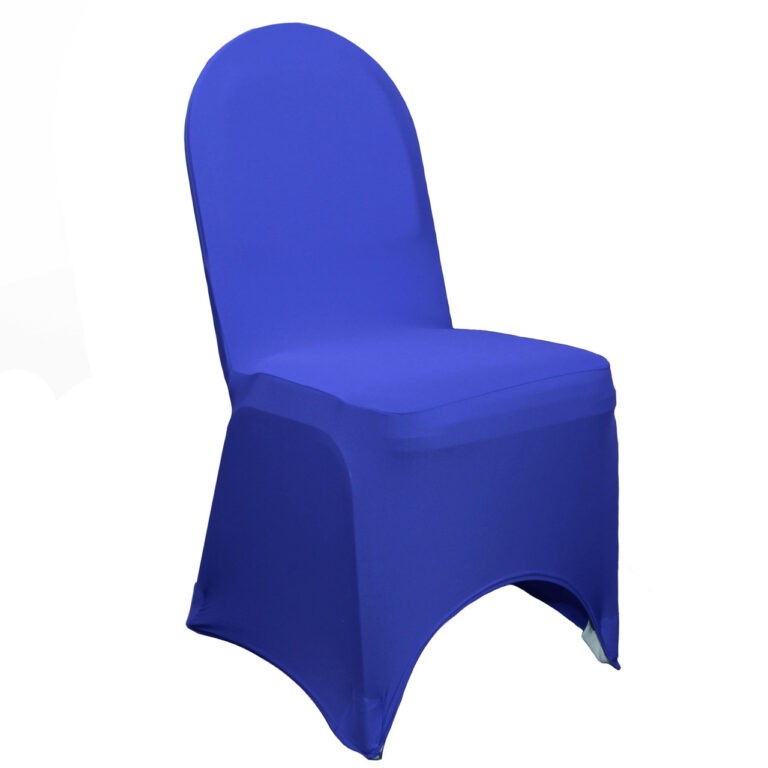 Stretch Spandex Banquet Chair Cover Royal Blue | Rental Stretch Spandex Banquet Chair Cover Royal Blue | Rental