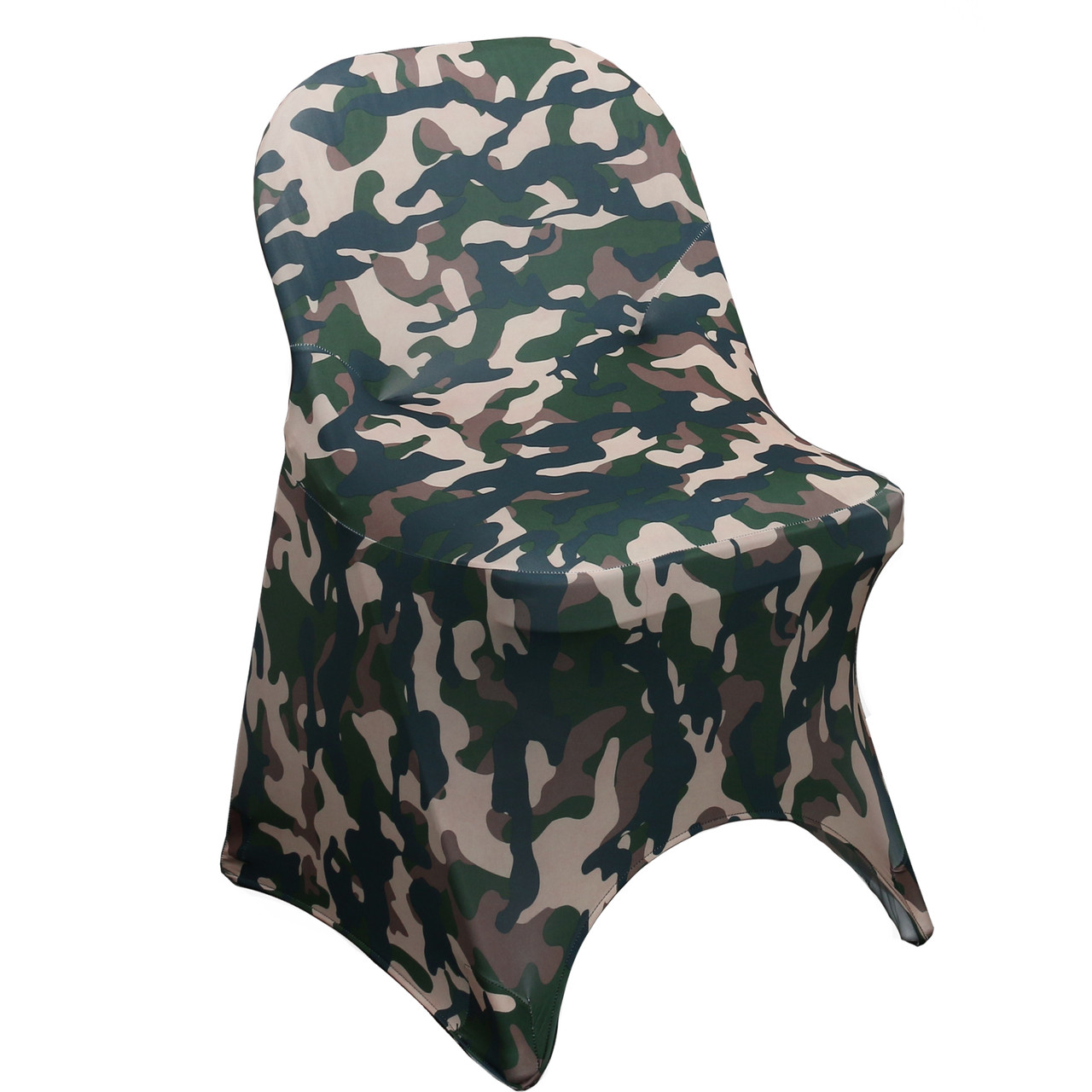 Stretch Spandex Folding Chair Cover Camouflage/Army