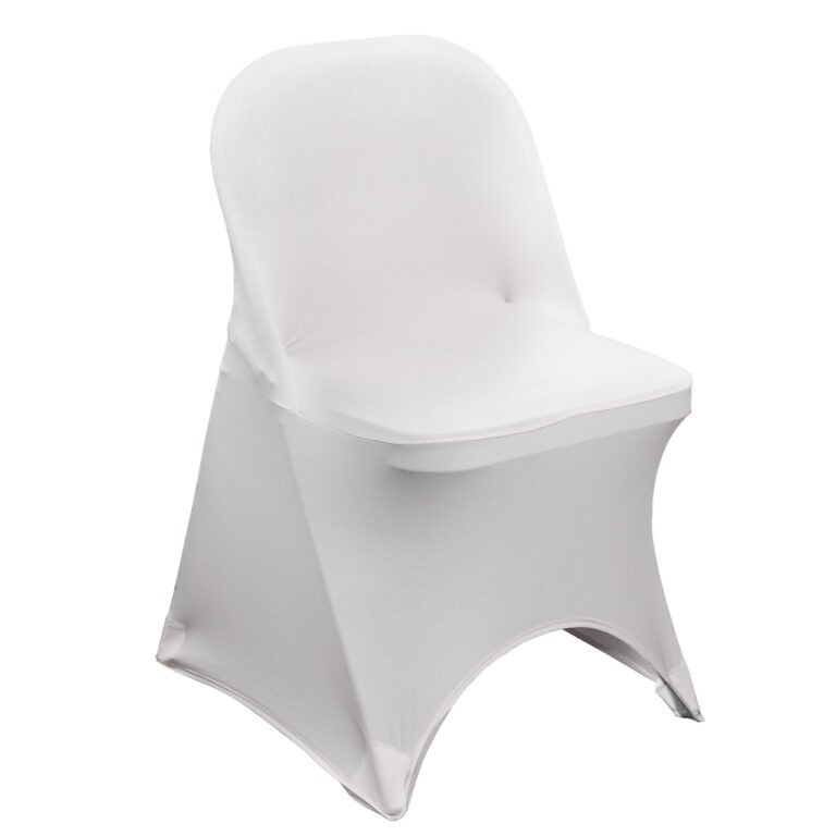 Stretch Spandex Folding Chair Cover White | Rental